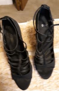 Zara ankle strap heels